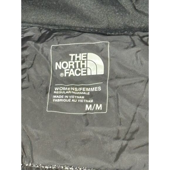 The North Face Pseudio Jacket Women’s Size M Black Hooded Full Zip Quilted - Picture 3 of 5